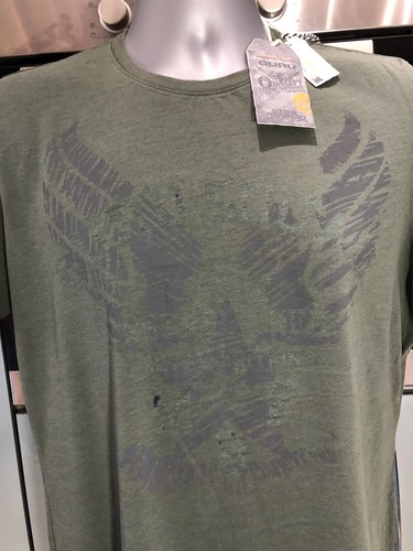 MAGLIETTA UOMO GURU ITALIA MANICA CORTA SLIMFIT TAGLIA M/L GIROCOLLO UOMO ORIGINALE - Foto 2 di 3