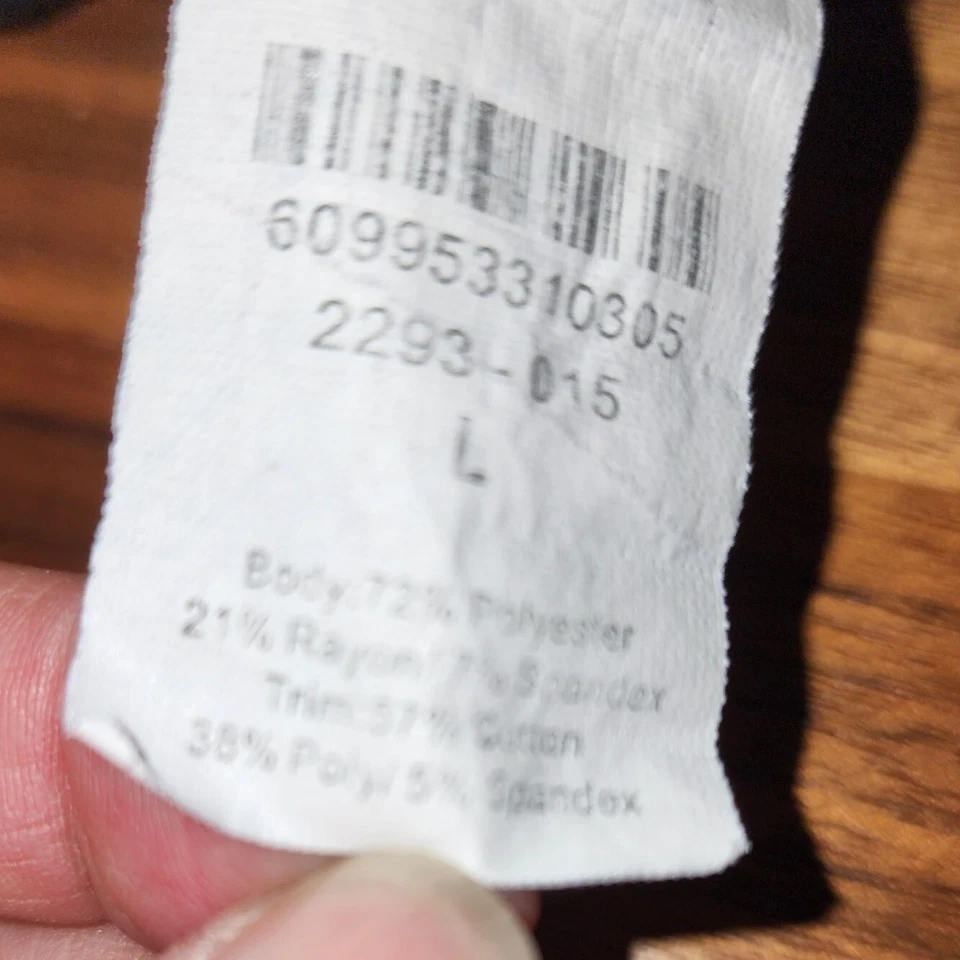 Blusa Médica Jockey Para Hombres Grande Negra Bolsillo Médico Dental Enfermera Técnica Foto 4 de 4