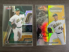 2020 Bowman's Best Jesus Luzardo REFRACTOR RC #48 + Franchise Favorites