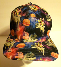 Sponge Bob Square Pants Patrick Dinosaur Hamburger Snapback Hat Nickleodeon