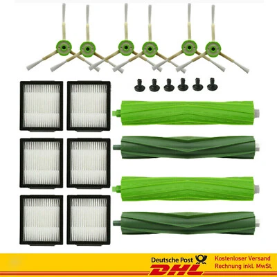 MARKENLOS Filter Rollen Seitenbürsten Für iRobot Roomba i7 i7+ Plus E5 E6 E7 Ersatzteile