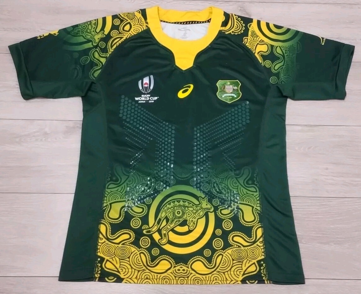 Australia Rugby World Cup 2019 Away Shirt Asics XL Extra Large