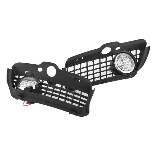 For VW Golf MK3 Jetta Cabrio 1992-1998 Front Bumper Grille + Fog Light Bulb Lamp - Picture 7 of 8