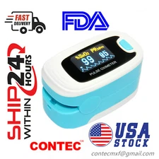 OLED Finger Pulse Oximeter Blood Oxygen Saturation Heart Rate SpO2 Monitor USA
