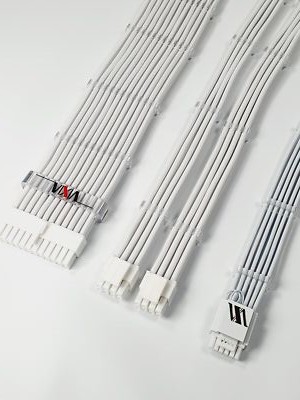 CUSTOM PSU VERLÄNGERUNGSKABEL VIXIA KIT 12VHPOWER PCIE5.0 ALL WHITE DUAL CPU 8 PIN