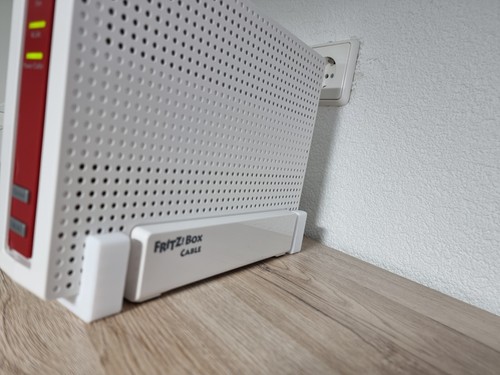 Wandhalterung für AVM FRITZ!Box 6690 / 6590 / 6591 Cable viele Farben zum Auswah - 第 5/6 張圖片