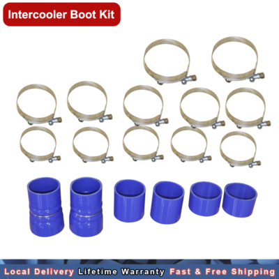 #ad #ad Intercooler Boot Kit Fit 1999 2003 Ford F 250 F 350 E 350 7.3L Powerstroke Blue $84.95