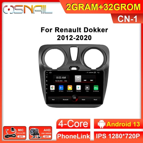 Android13 DSP GPS for Renault Lodgy Dacia Dokker 2012-2020 2Din Multimedia Radio - Picture 11 of 32