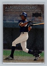 2000 Metal #221 Alfonso Soriano PROS New York Yankees Rookie RC Card. rookie card picture