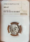 1938-D NGC MS67 PQ! Buffalo Nickel