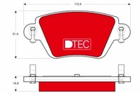 TRW GDB1525DTE Bremsbelagsatz, Scheibenbremse For Chana Ford Ford (Changan) Ford