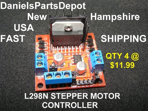 QTY4 L298N Stepper Motor Controller Dual H Bridge Module Driver Board for CNC 3D