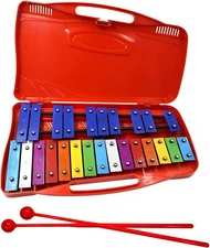 Soulmate Xylophone 25 Notes Glockenspiel Xylophone for kids with Case Two Safe