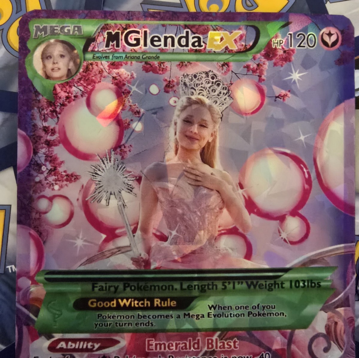 ariana grande pokemon card Made a card for Ariana's new song loved the video!!! . . . . . # arianagrande #arianagrandeedits #pokemonart #fanart #illustration @ arianagrande