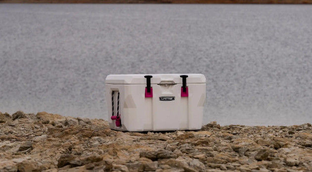 Lifetime Cooler 55 Quart Wasatch White and Pink - 91245