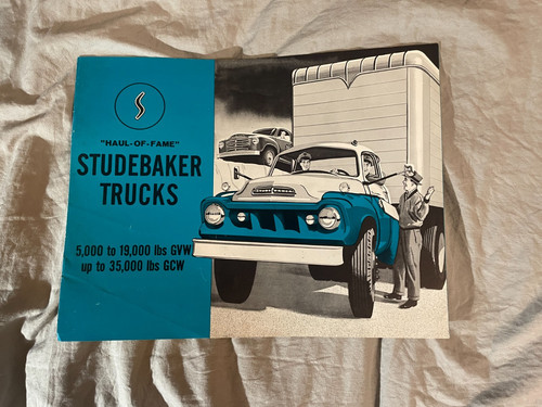 1957 Studebaker Transtar Pickup Truck Sales Brochure Catalog Booklet Old