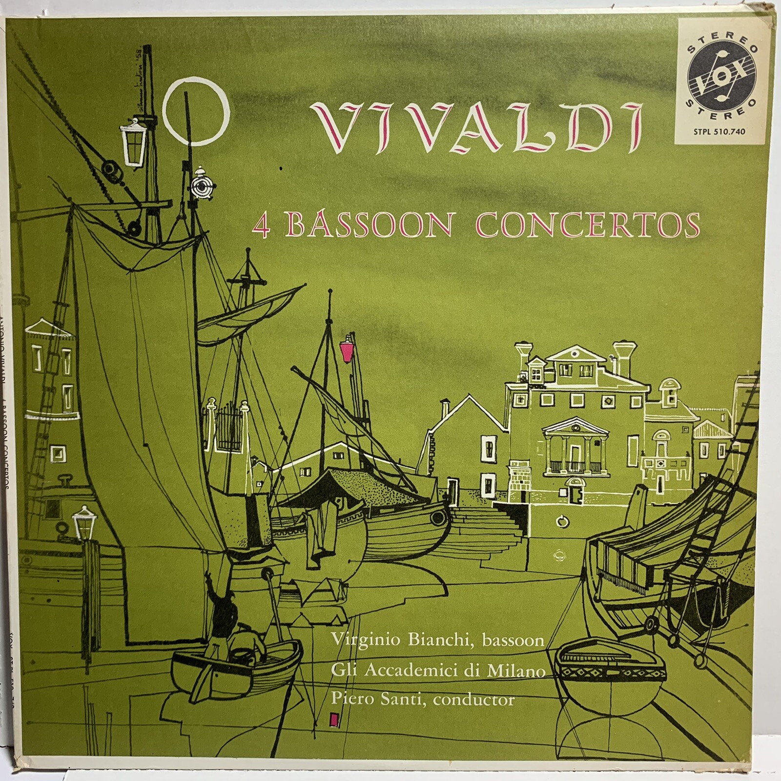VIVALDI 4 Bassoon Concertos / Virginio Bianchi VOX STPL 510.740 eBay