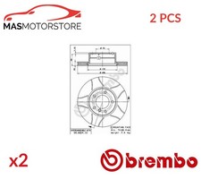 BREMSSCHEIBEN SATZ PAAR VORNE BREMBO 09692475 2PCS P F�R BMW 5,E39