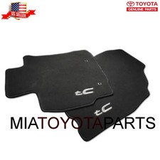 Genuine Toyota 2011-2013 Scion Tc Black Carpet Floor Mats 4 Set Pt206-21110-10 Genuine Toyota 2011-2013 Scion Tc Black Carpet Floor Mats 4 Set Pt206-21110-10