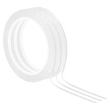 3pcs 1/8" Whiteboard Tape Thin Dry Erase Tape for Graphic Chart Marking DIY Art