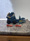Vtg He-Man MOTU BATTLE RAM Vehicle Masters of the Universe 1981 Original Blue