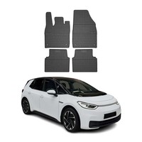Omac Gummi FußMatten FüR Vw ID.3 2020-2026 Automatten Gummi Schwarz 4Tlg