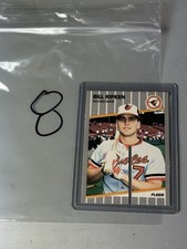 1989 Fleer Billy Ripken Error FF on Knob Saw Cut G1