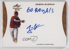 2015 Leaf Trinity Inscription Auto Bronze Jeison Guzman #A-JG2 Auto 19zq