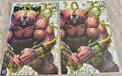 ABSOLUTE BATMAN 18 KIRKHAM BATTLE DAMAGE BANE VARIANT 2026 Trade & Virgin Set
