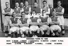Swansea Town FC 1946 Team photo