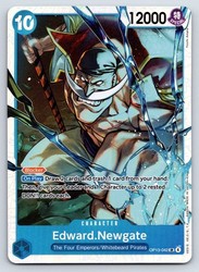 Edward.Newgate OP13-042 Super Rare Foil One Piece TCG