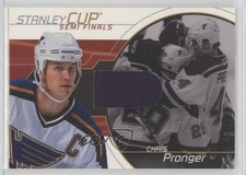 2001-02 ITG Be A Player Memorabilia Stanley Cup Jerseys /80 Chris Pronger HOF