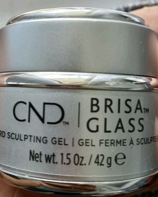 CND Brisa -Glass Verre Cristal Sculpting Gel. Sheer. 1.5oz 
