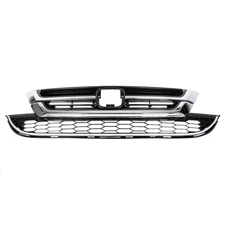 Fit For Honda CRV 10 2011 Plastic Front Upper&Lower Honeycomb Grill Grille