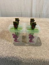 Ice Pop Molds Popsicle Frozen Drink Mix Holders Adult Beverages Vintage Item.