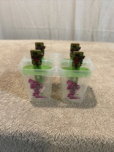 Ice Pop Molds Popsicle Frozen Drink Mix Holders Adult Beverages Vintage Item.