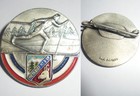 BROCHE MEDAILLE INSIGNE SPORTIF METABIEF MONT D'OR CLUB STATION de SKI MONTAGNE