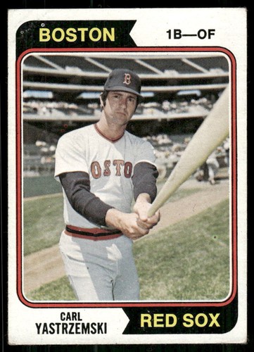 Carl Yastrzemski #280 1974 Topps card