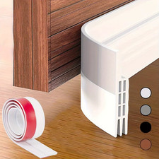 Internal Door Draft Excluder Strip Self Adhesive Tape Bottom Seal Stopper Noise