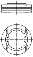 Mahle Kolben 011 PI 00116 002 FüR Opel