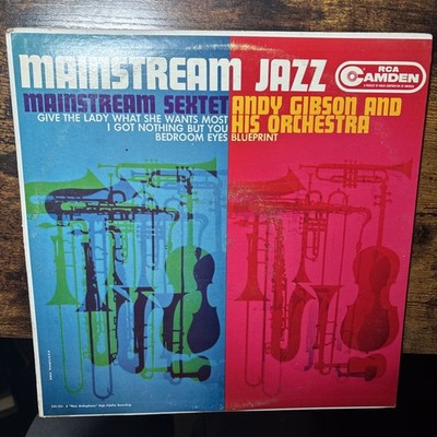Andy Gibson Mainstream Jazz RCA Camden CAL-554 LP 1960 bx7