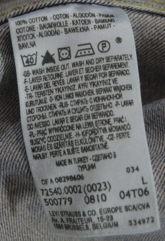 Levi's Type 1 Trucker Jacket, photo 3 of 5