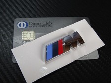BMW M Sport Chrome Emblem ABS Round Size S/S Undamaged