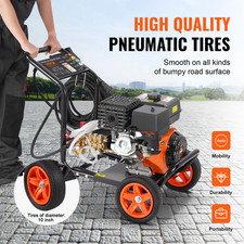 Nettoyeur Haute Pression À Essence 4400 PSI 15 L/Min 5 Buses Pour Voiture
