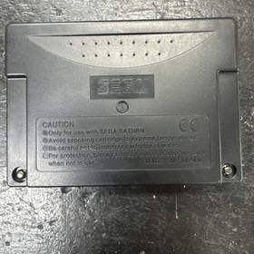 Sega Saturn Backup RAM Memory Cartridge OEM Authentic Black