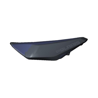 Polaris Comfort Seat Assembly, Black/Voodoo Blue, Genuine OEM Part 2685262
