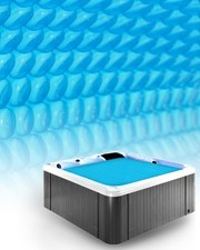 Hot Tub Bubble Cover 16-mil 7 x 7 FT for Square Spa Pool, Solar Cover Insulation