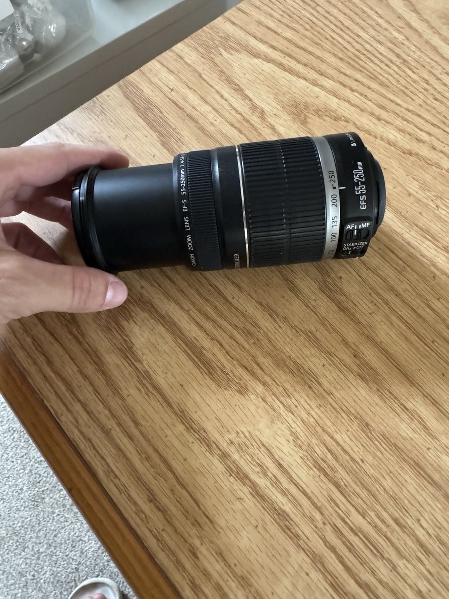 Canon zoom Lens ef-s 55-250mm | eBay