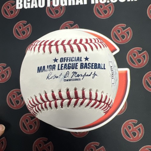 Randy Johnson Autographed Arizona Diamondbacks Signed HOFO Logo OMLB JSA - Picture 4 of 5