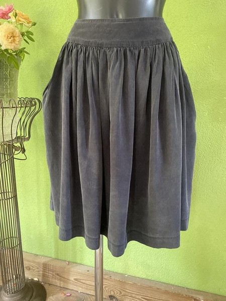 Women Filippa K Skirt Grey Silk 36